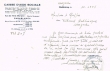 Lettre adressée en octobre 1957 au Greffier du Tribunal Rabbinique de Mogador