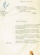 Lettre adressée le 05/04/1957 à l'Inspecteur des Juridictions Rabbiniques de Rabat