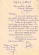 Lettre adressée le 22/07/1957 à M. Melka Greffier du Tribunal Rabbinique de Mogador