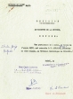 Décision datée du 17/09/1957 concernant une permission accordée à Abraham Boujo