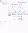 Lettre adressée le 07/12/1957 à M. Melka Greffier du Tribunal Rabbinique de Mogador