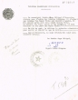 Attestation datée du 07/10/1963 concernant la succession de Meyer Pinto