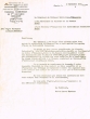 Lettre adressée le 03/09/1959 au Ministre de la Justice à Rabat
