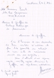 Lettre adressée le 04/02/1960 au Greffier du Tribunal Rabbinique de Essaouira