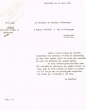 Lettre adressée le 22/03/1960 à Mme Chambert de Casablanca
