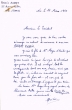 Lettre adressée le 14/03/1960 au Président du Tribunal Rabbinique de Essaouira