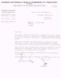 Lettre adressée le 10/05/1960 au Président du Tribunal Rabbinique de Essaouira