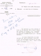 Courrier adressé le 09/04/1960 au Greffier du Tribunal Rabbinique de Essaouira