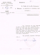 Courrier adressé le 09/04/1960 au Greffier du Tribunal Rabbinique de Essaouira