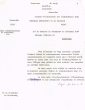 Lettre adressée le 28/04/1960 à l'Inspecteur des Juridictions Rabbiniques à Rabat