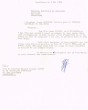 Lettre adressée le 06/05/1960 au Notariat du Tribunal Rabbinique de Essaouira