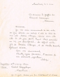 Lettre adressée le 31/08/1960 au Greffier du Tribunal Rabbinique de Essaouira