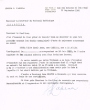 Lettre adressée le 11/09/1960 au Greffier du Tribunal Rabbinique de Essaouira