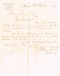 Lettre adressée le 23/09/1887à Futienez Huos et Jerez
