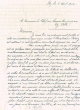 Lettre adressée le 06/08/1923 au Chef des Services Municipaux de Fez