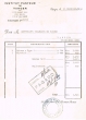 Facture adressée le 15/12/1960 à la Communauté Israélite de Tanger
