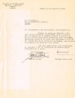 Lettre adressée le 16/08/1962 au Président de la Communauté Israélite de Tanger