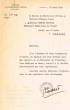 Transmis adressé le 17/03/1955 à A. Sagues du Séminaire Rabbinique de Tanger