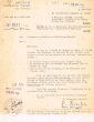 Lettre adressée le 02/04/1954 à Abraham Sagues de la Communauté Israélite de Tanger