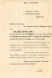 Lettre adressée le  25/05/1954 au Directeur de l'Enseignement Chérifien de Tanger