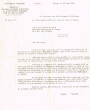 Lettre adressée le 31/03/1955 à Abraham Sagues du Séminaire Rabbinique de Tanger