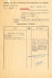 Bordereau d'envoi du 28/02/1955 adressé à A. Sagues de la Communauté Israélite de Tanger