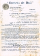 Contrat de Bail entre C. Balestum, N. Ghio et Bergam Elkaïm