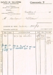 Reçu rédigé en 1930 pour B. Elkaïm