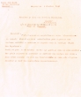 Lettre adressée le 05/02/1952 au Chef des Services Municipaux à Mogador