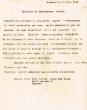 Lettre adressée le 22/06/1951 à Abderahmane Lantri