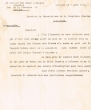 Lettre adressée le 07/08/1951 au Conservateur de la Propriété Foncière à Marrakech