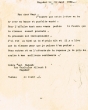 Lettre adressée à Omar le 22/08/1951