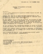 Lettre adressée le 01/12/1961 à l'Inspecteur du Travail de Safi