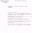 Lettre adressée le 05/06/1964 au Directeur de l'Hôtel des Iles à Essaouira