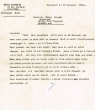 Lettre adressée le 22/11/1960 à Joseph Edery de Casablanca