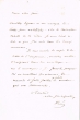 Lettre adressée en 1845 à M. de Chasteau, Chargé d'Affaire de France à Tanger
