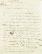 Lettre adressée le 20/11/1845 à M. de Chasteau, Chargé d'Affaire de France à Tanger
