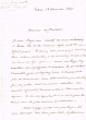 Lettre adressée le 13/11/1849 à M. de Chasteau, Chargé d'Affaire de France àTanger