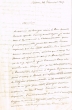 Lettre adressée le 26/12/1849 à M. de Chasteau, Chargé d'Affaire de France àTanger