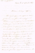 Lettre adressée le 15/09/1847 à M. de Chasteau, Chargé d'Affaire de France à Tanger