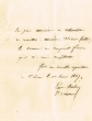 Note adressée le 01/06/1847 à M. de Chasteau, Chargé d'affaires à Tanger