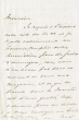 Lettre adressée le 14/12/1849 à M. de Chasteau, Chargé d'Affaires de France à Tanger
