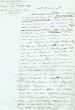 Lettre adressée le 07/10/1845 au Consul de France à Alexandrie