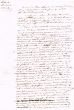 Lettre adressée à M. de Chasteau, Chargé d'Affaire de France à Tanger