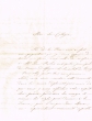 Lettre adressée en 1848 au Ministre des Affaires Etrangères