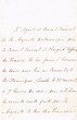 Lettre adressée en novembre 1844 à M. de Chasteau, Chargé d'Affaire de France à Tanger