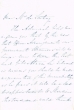 Lettre adressée le 31/01/1847 à M. de Soutay