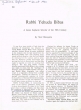 Rabbi Yehuda Bibas, article