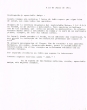 Lettre adressée le 21/06/1974 à Estrella Israel de Madrid