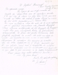 Lettre adressée le 30/08/1972 à Raphael Benazeraf de Neuilly-sur-Seine